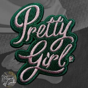 Pretty Girl Iron On Patch
